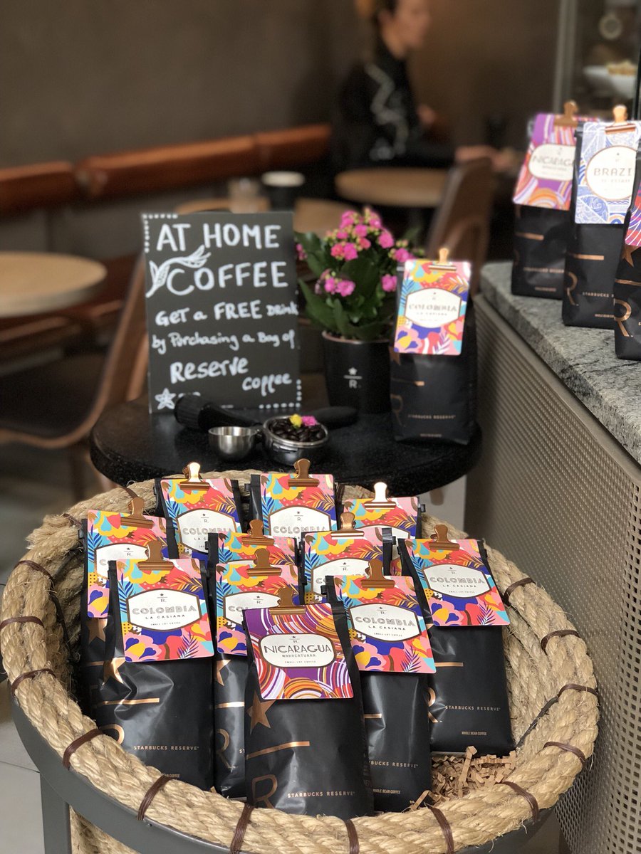 Enjoy your free handcrafted beverage by purchasing a *|R coffee  *friday only*  #starbucksuk #coffee