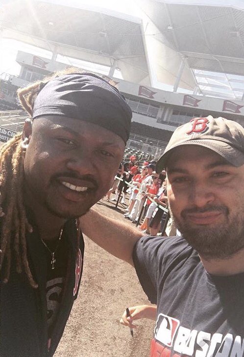 RSNGermany's tweet photo. @HanleyRamirez I‘ll miss you. Thank you! #RedSoxNation #HanleyRamirez https://t.co/rGHUBZsBtw