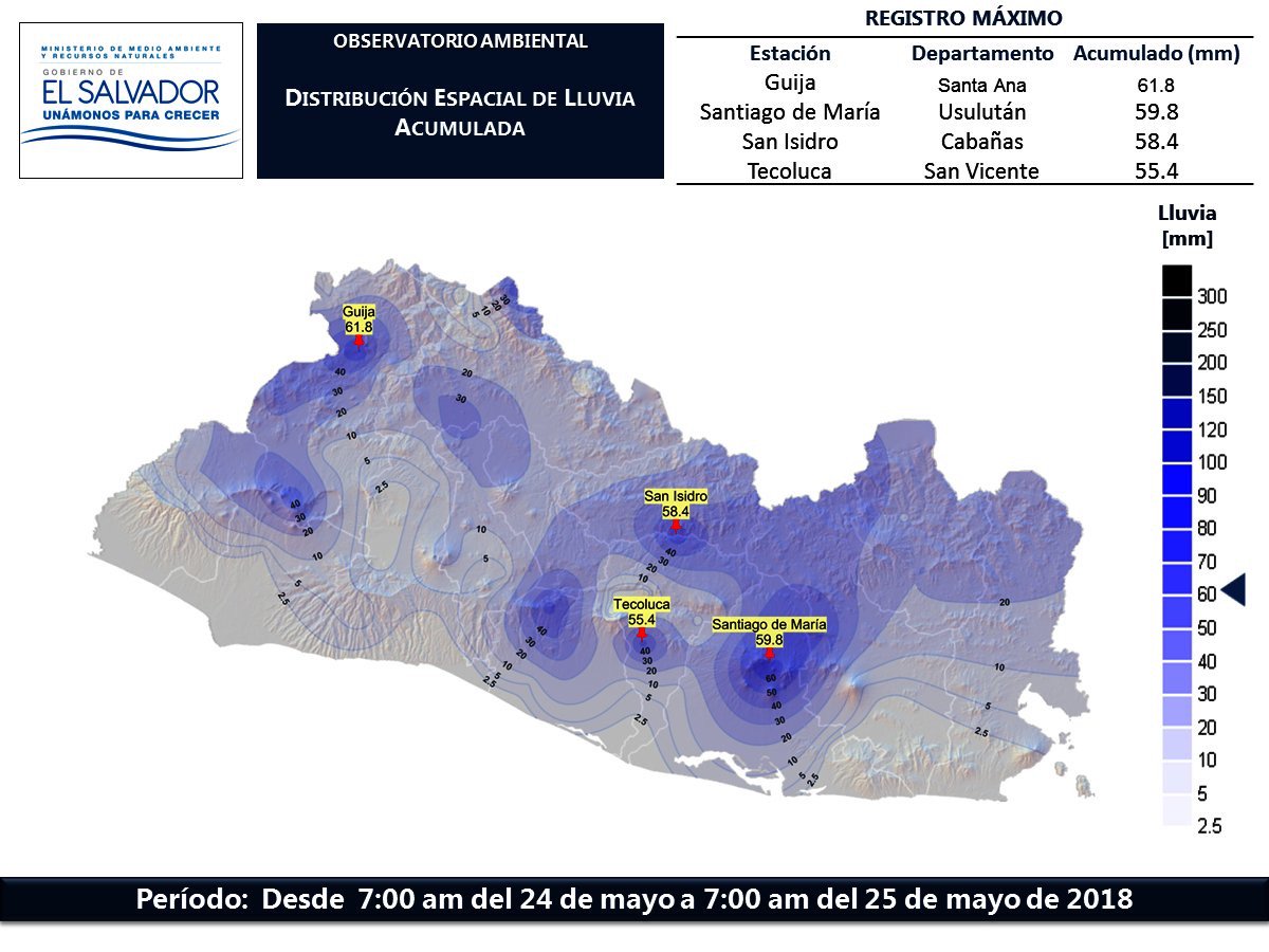 Gobierno exhorta a <a href="/Comu_ElEspino/">Comunidad El Espino</a> a trasladarse a albergue habilitado (Villa Centroamericana) ante fuertes lluvias previstas para el fin de semana según reporte del @MARN_SV.