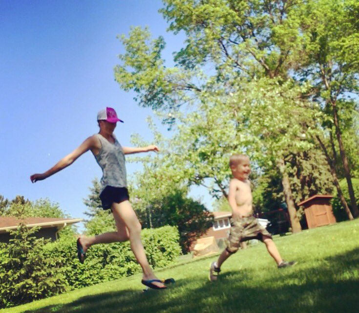 This morning I checked nothing off my to-do list but we made memories that the kids and I will store in our hearts forever. ❤️

Today we chose to #livemorenow by running through the sprinkler on this crazy hot day! ☀️💦 #ad #BUFFbr @BUFF_USA 
#bibchat #bibravepro #buffusa