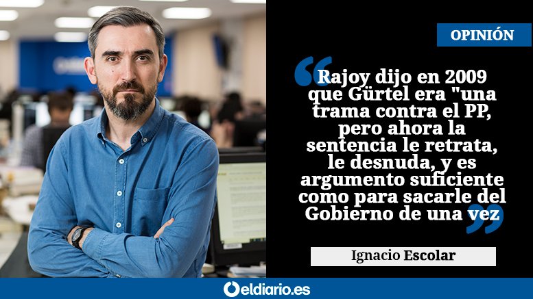 eldiarioes's tweet photo. OPINIÓN | La corrupción institucional del Partido Popular https://t.co/vrGfxjhBkR Por @iescolar https://t.co/YlRd7ZAZgn