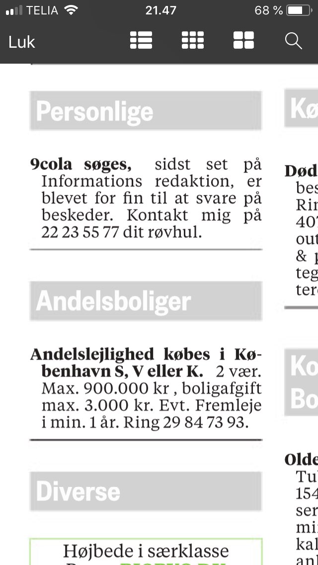 holstholland's tweet photo. Hvem mon det er på @informeren der ikke gider svare🤔🤪 Fra morgendagens avis.. https://t.co/xSKI1kHTAV