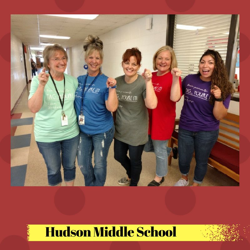 HudsonISD_MS's tweet photo. Dear Parents - Tag! You're it! :-) It's been a great year. Enjoy your summer kids! #buzzhms #buzzhisd https://t.co/vbhoBm8xM0