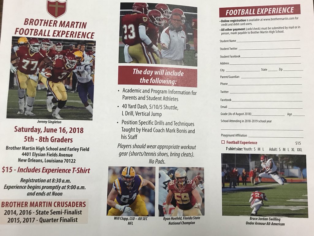 Brother Martin Football tweet media