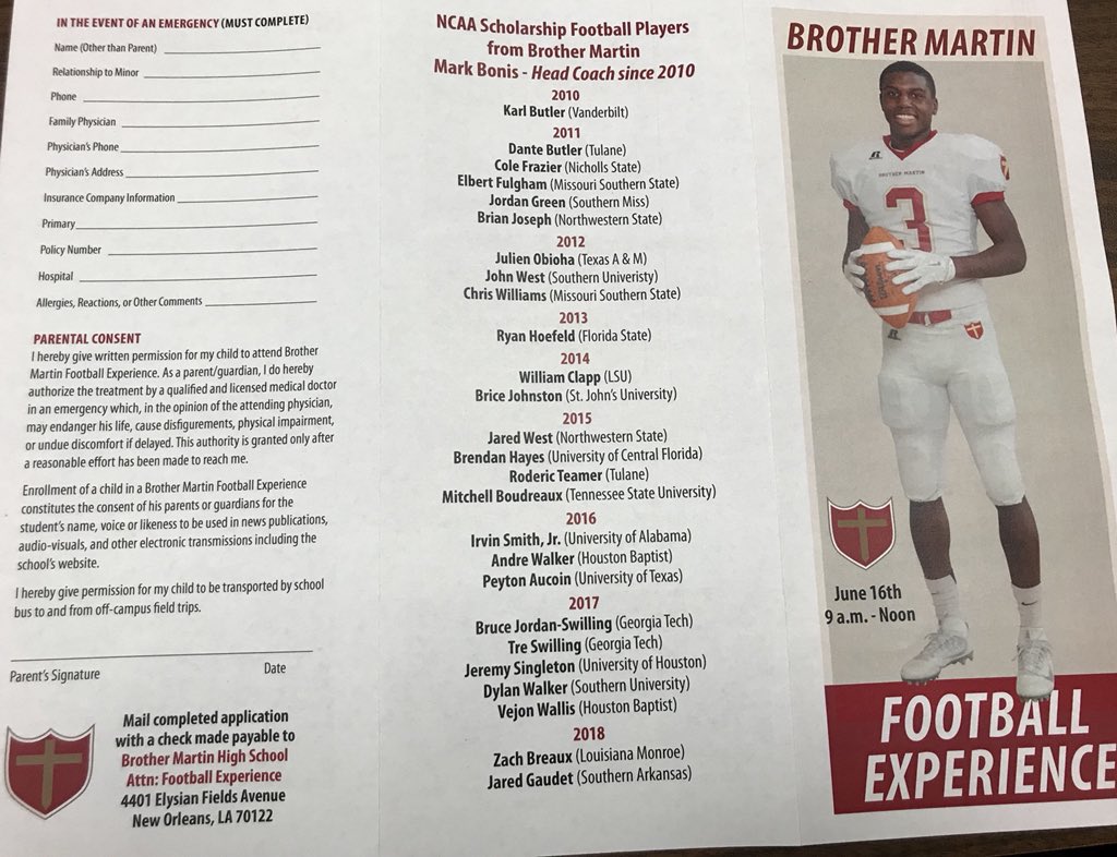 Brother Martin Football tweet media