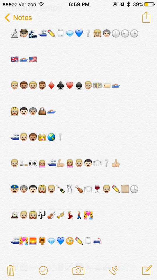 Titanic Emoji 2 Answer