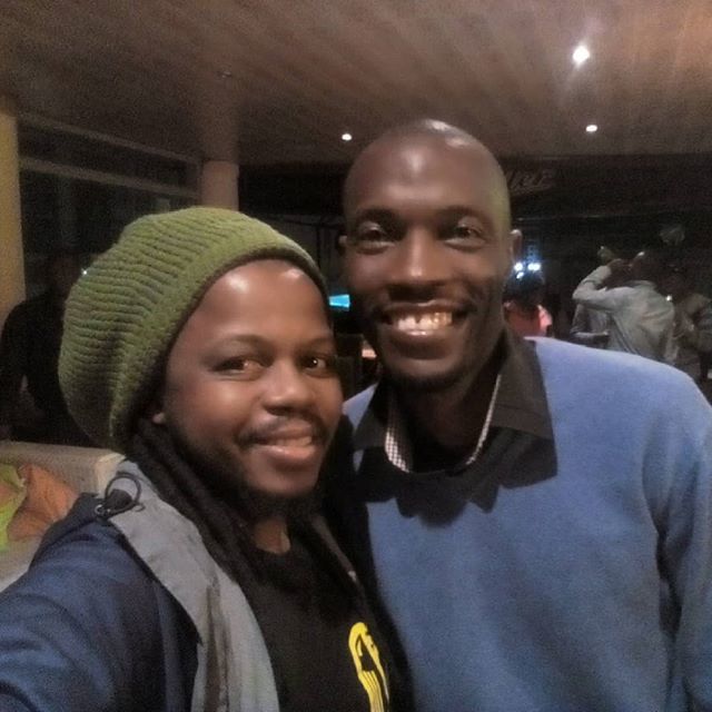 kwirirayi's tweet photo. The homie who got my radio skills back on track, @morristouchafro here and we are living And ladies and gentlemen. The Djembe Monks are in the building #KwiriTravels #Bulawayo #fambaTED https://t.co/wD25vL4q23 https://t.co/lwSOAOysVJ