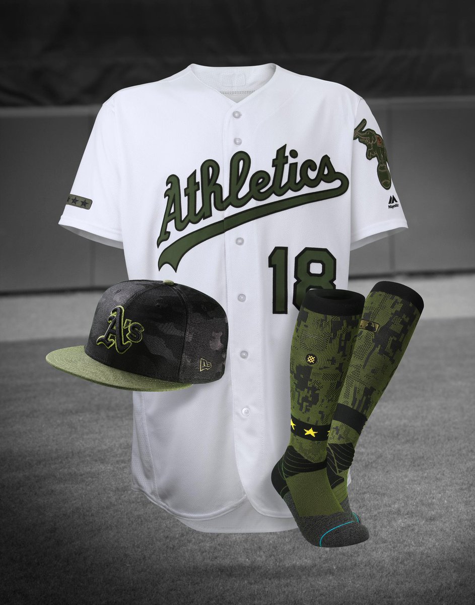 oakland a's camo jersey