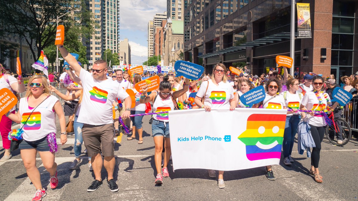 Happy Pride Week #Winnipeg!

For the first time ever, @KidsHelpPhone's Manitoba team will be participating in the annual @PrideWinnipeg parade.

We are proud to support the #PrideWPG community.

For more information on Pride Week 2018, visit PrideWinnipeg.com