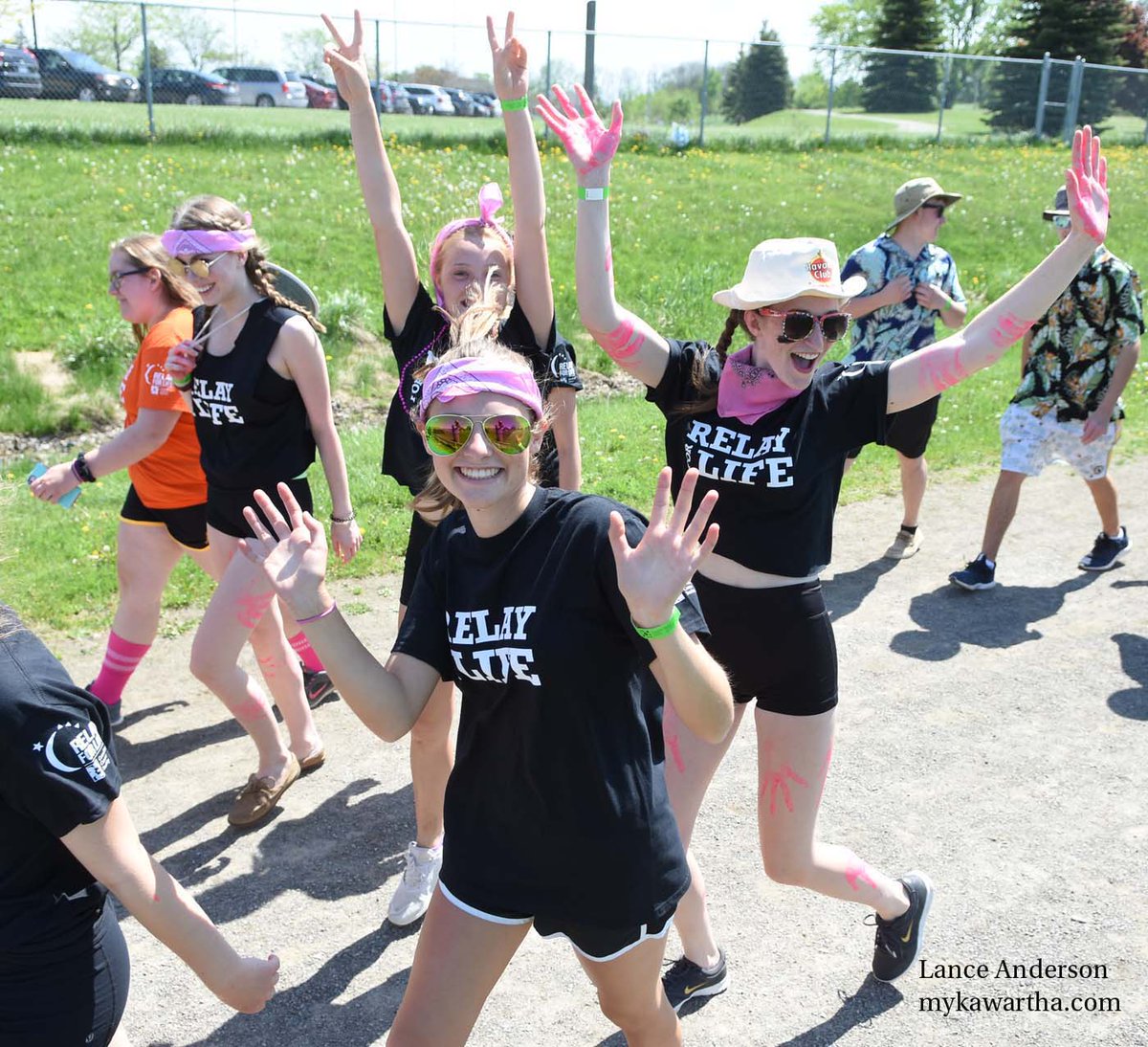 Adam Scott students participate in school's first #RelayForLife event.
<a href="/ASCVI_SAC/">Adam Scott CVI</a> <a href="/kprschools/">KPRDSB</a> 
PHOTOS: bit.ly/2LtH7T2