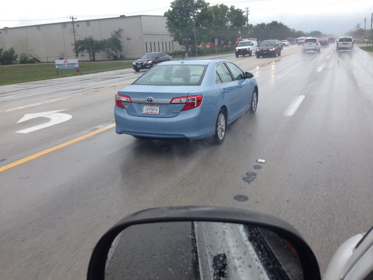 bernsworld's tweet photo. this dumb bitch think she owns the road. I hope she crashes her fucking car before she gets home. https://t.co/OG2unoW76P