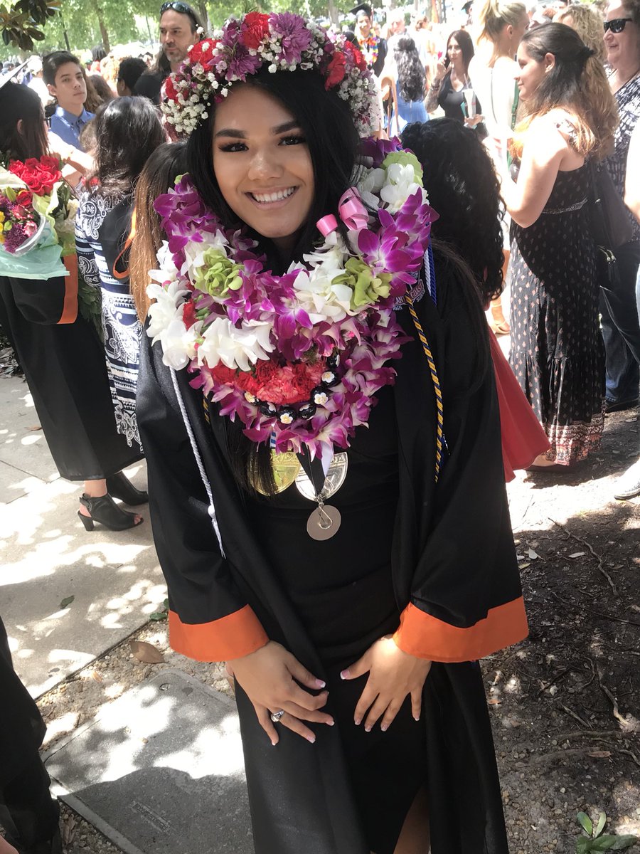 Buttnah's tweet photo. In the blink of an eye and this magical moment happened... truly blessed and very thankful for every experience I’ve had with Atlantic Coast highschool 🧡#stingraynation https://t.co/WW16WhVAn7