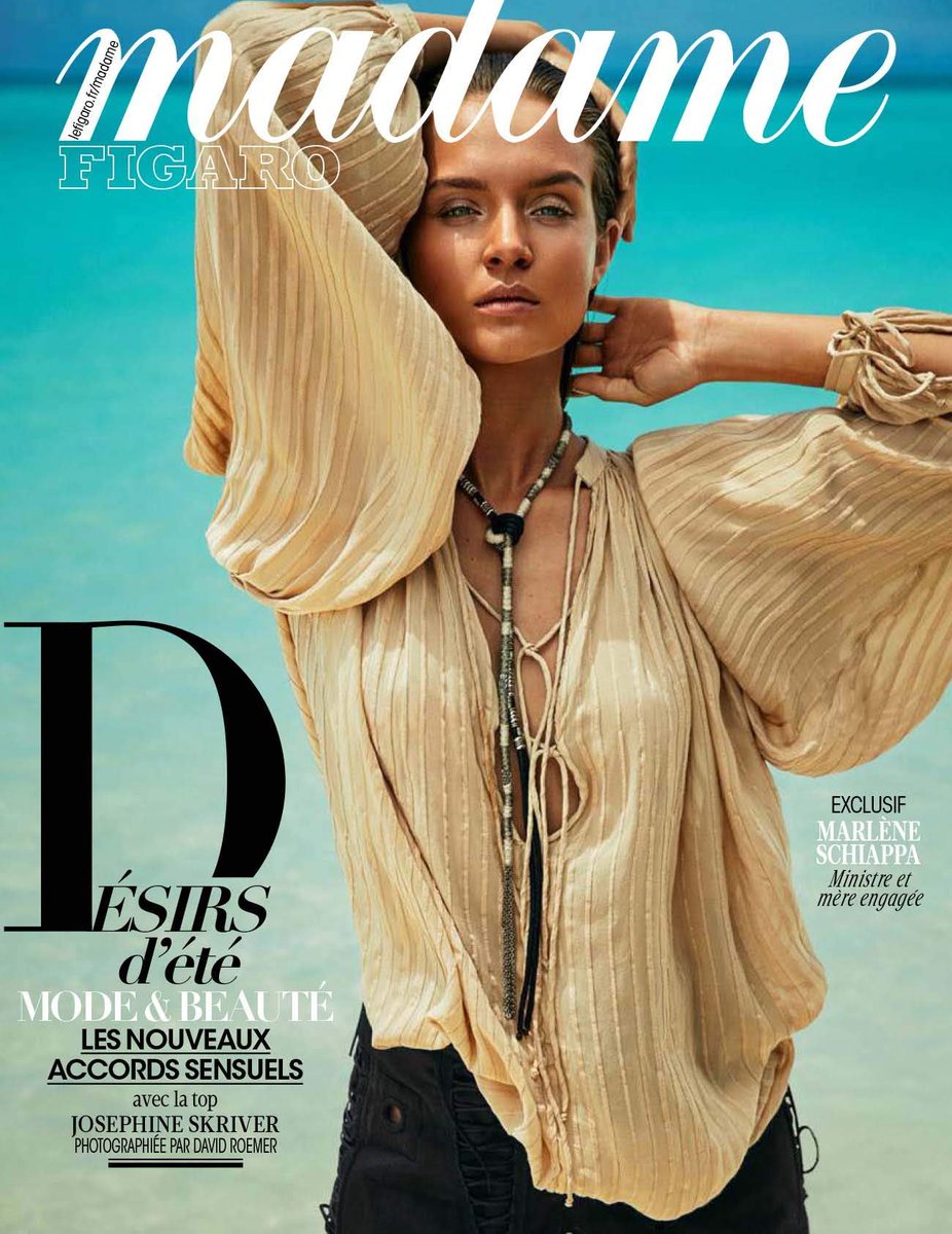 New : Josephine Skriver for Madame Figaro Magazine