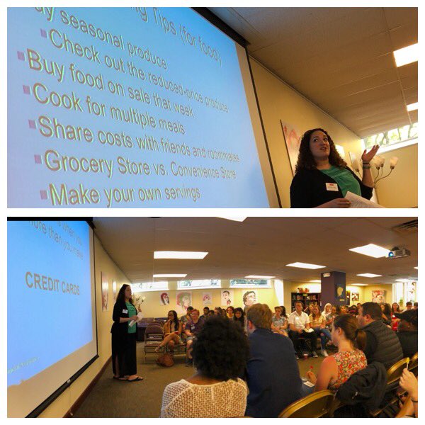 Just hanging out with the amazing BU Summer Orientation leaders... learning about financial wellness and having fun! <a href="/BUorientation/">BU Orientation</a>