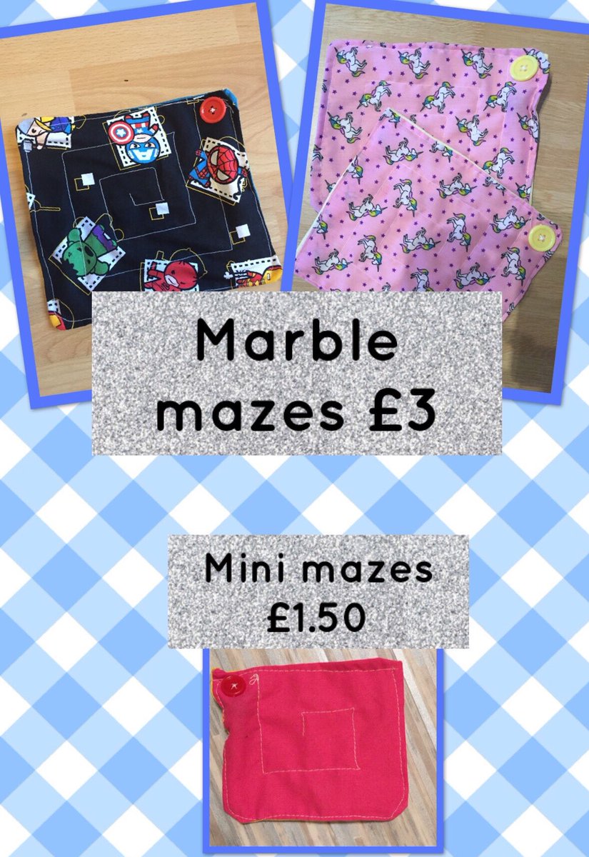 SensoryStop's tweet photo. #marblemazes #fidgettoy #marble #maze #sensorytoy #autism #concentration #calming #additionalneeds #SEN #preschool #colours #patterns #unicorns #marvel #bradford #homemade https://t.co/40oM9LZV5i