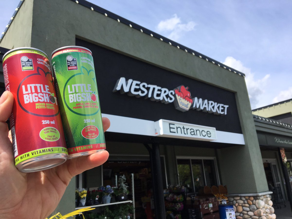 LittleBigShotCA's tweet photo. Come on down to @nestersmarket #deepcove #northvan for a tasty sample of #juicewithanaturalboost 1-5. Super deal .99 EACH! #stopthepop https://t.co/TRzmyWfGju