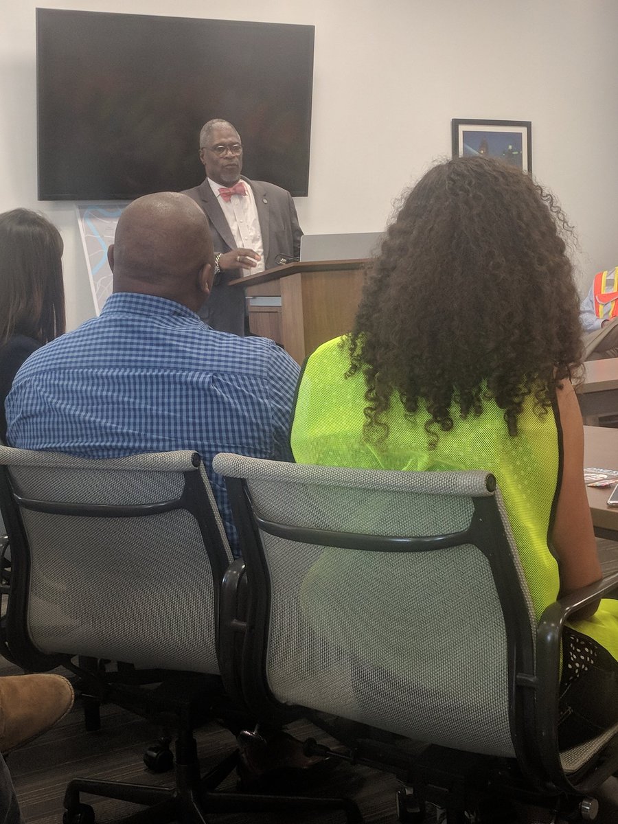 MichelleGothKC's tweet photo. "Transportation is one of the major pillars of equity." @MayorSlyJames #MovingKCForward https://t.co/5KlZx8HHun