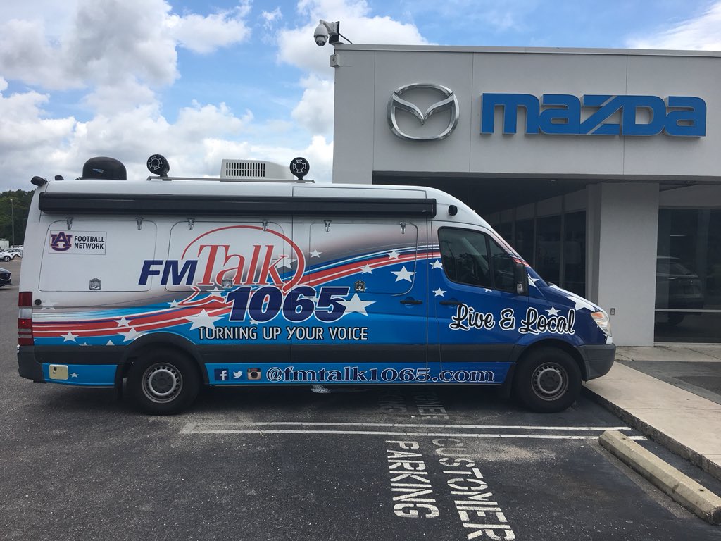 KFinProductions's tweet photo. We are live today at the all new #DeanMcCrary @MazdaUSA &just minutes away from finding out which new vehicle I’ll be zooming around town in. YES we’re saying goodbye to va-va-Voom my hot red #Mazda6 I’ve enjoyed for 2 weeks. GM Greg has details next #MiddayMobile @fmtalk1065 https://t.co/EsiNraEtaS