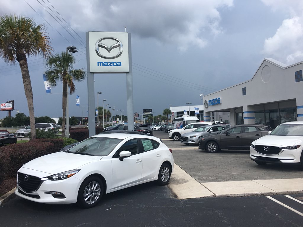 KFinProductions's tweet photo. We are live today at the all new #DeanMcCrary @MazdaUSA &just minutes away from finding out which new vehicle I’ll be zooming around town in. YES we’re saying goodbye to va-va-Voom my hot red #Mazda6 I’ve enjoyed for 2 weeks. GM Greg has details next #MiddayMobile @fmtalk1065 https://t.co/EsiNraEtaS