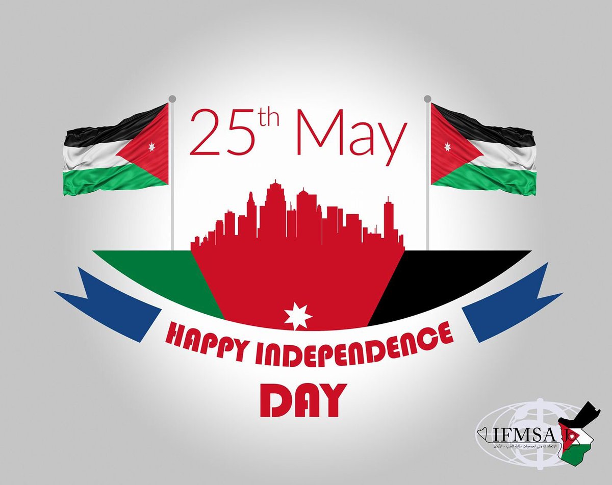 støbt band Gnaven IFMSA-Jo on Twitter: "IFMSA-Jo wants to wish our beloved Jordan a Happy  #IndependenceDay https://t.co/mWL71NuDmH" / Twitter