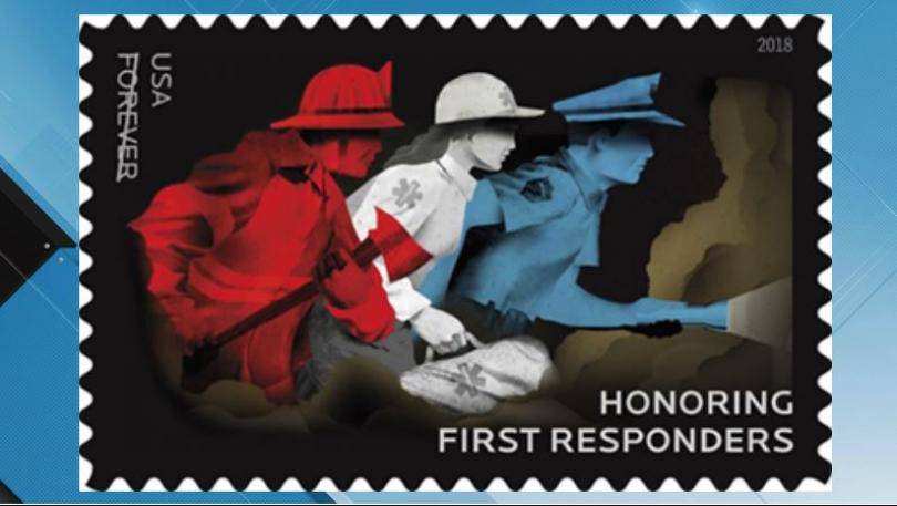 BlueAlertUs's tweet photo. New postal service stamp honors first responders https://t.co/VnpvwaQjAe About Time https://t.co/pTo3aYWD9k