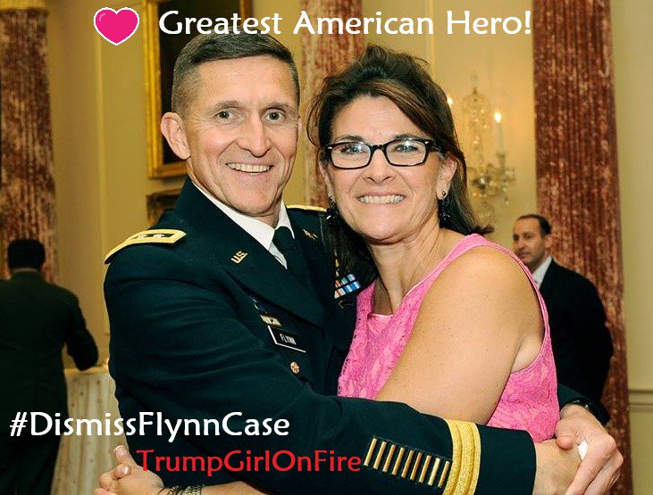 TrumpGirlOnFire's tweet photo. @ReneeCarrollAZ @GenFlynn One of our Greatest American Heroes!
We Salute you General Flynn
We Honor you for your Service!

God Bless you and your Family 🕊️❤️
#WeAreOnYourSide #AmericanHero #TrumpGirlOnFire🔥 https://t.co/jmNM0IxbXM