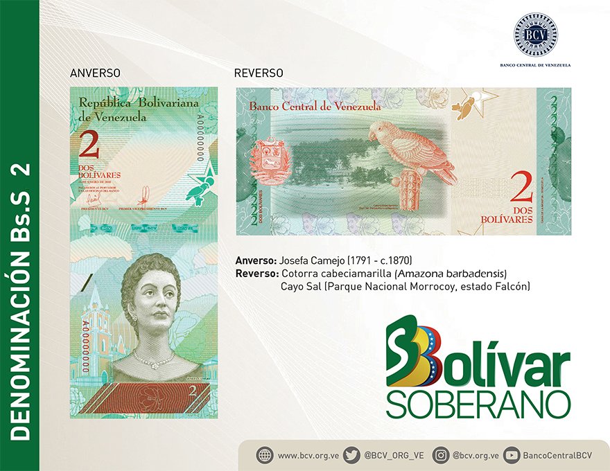 BcodeVenezuela's tweet photo. El Banco de Venezuela te informa:

#ReconversiónMonetaria
#BolívarSoberano
#ConoMonetario https://t.co/2WEQdtc4nC