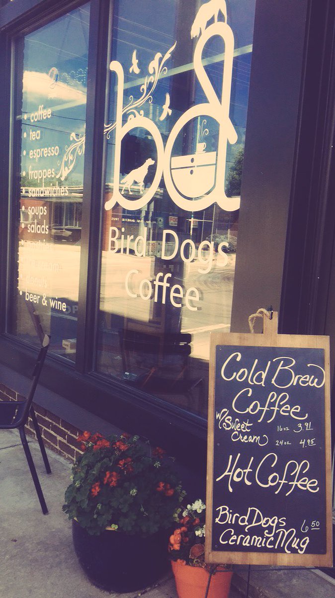 autumn_brooke77's tweet photo. Now serving cold brew at Bird Dogs coffee!! Come in for a new summer fave☕️ https://t.co/4nHuEohc8J