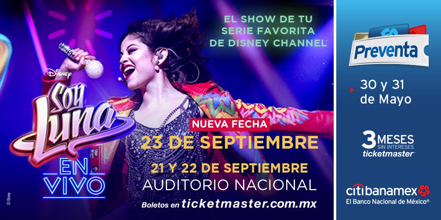 Moisesnerd's tweet photo. Más Soy Luna en el Auditorio Nacional https://t.co/0wBuMRiDS3 vía #StyleByShockVisual
#SoyLuna #Disney https://t.co/xC0mkqs87C