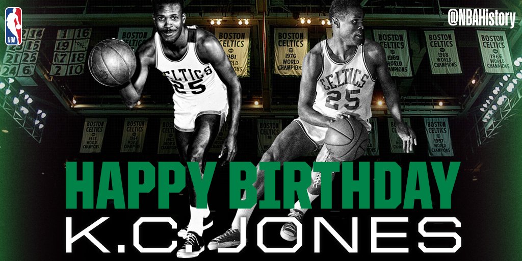 Happy 86th Birthday to 8x Champ, Hall of Famer K.C. Jones! 