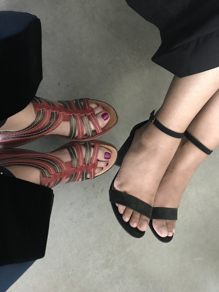 zedtweetz's tweet photo. CSAM Valedictorian Sukhpreet Buttar and I agree that #shoesofUNBC is a fun part of convocation!! Did we make the cut? #UNBCGrad2018 #UNBCConvocation2018 #thisisUNBC https://t.co/eJPNDUZV2v