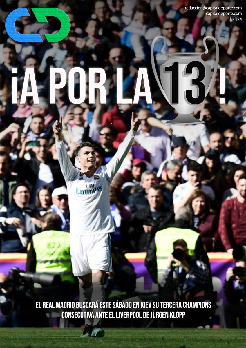 Capital_Deporte's tweet photo. 🗞 '¡A POR LA 13!' #PortadaCD https://t.co/UYrqZzylMz