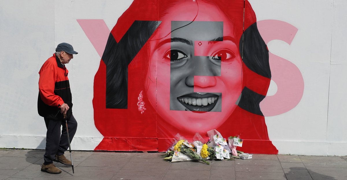 Exit poll suggests big win for Yes in Irish abortion vote itv.com/news/2018-05-2…