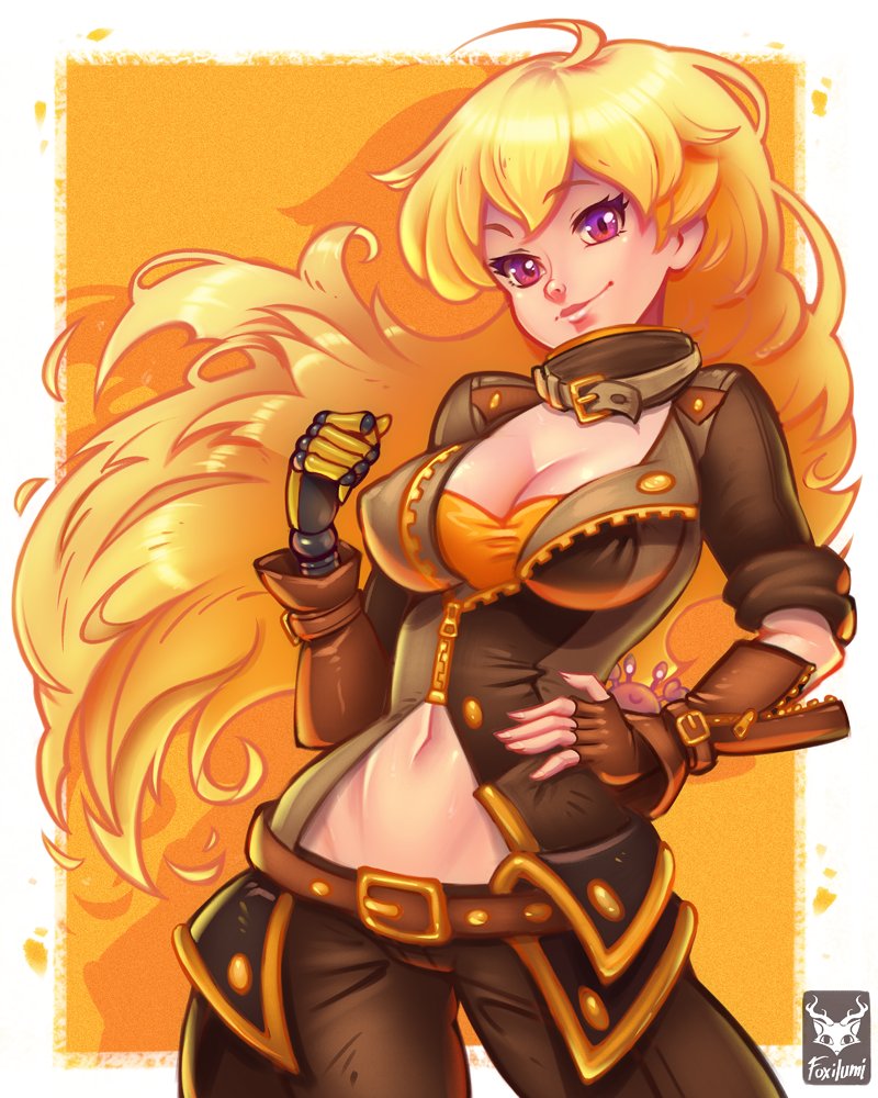 Foxilumi Yang Xiao Long From Rwby Nsfw Hd Steps Lineart Psd T Co Efzfxpzsn2 Rwby Yangxiaolong Yang Fanart T Co Dmyzlu2a