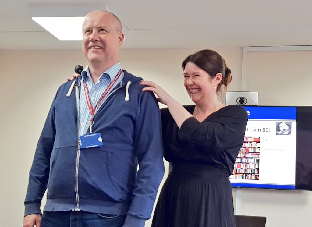 simonaclifford's tweet photo. @NorthantsOPCC @annmarielawson1 @Inspjulesmead @Stephen_Mold @northantsfire @FireChiefNhants Happy to join the team becoming #DementiaFriends with @Stephen_Mold & others in @NorthantsOPCC great lessons about short term memory & emotional memory #takingforward #livewell with @DementiaUK https://t.co/vSGHDzeQ8D