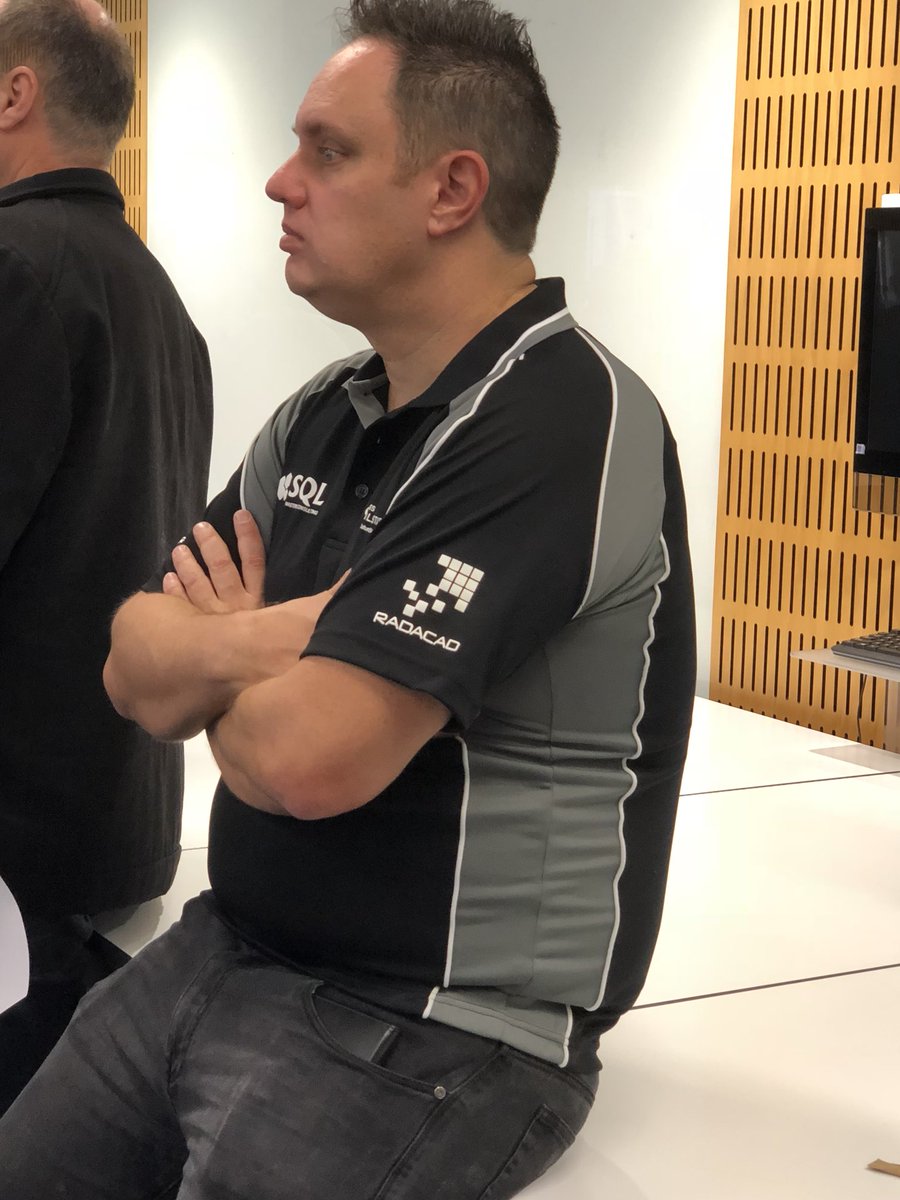 shantha05's tweet image. Here is the man behind #sqlsat712 making stuff go @TheHybridDBA