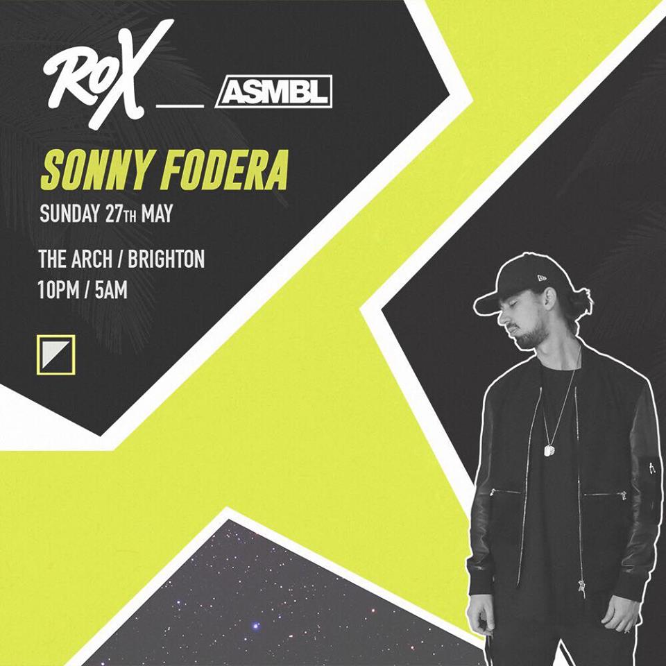 ASMBL_EVENTS's tweet photo. This Sunday 27/5/18, people! 
@sonnyfodera joins us at @thearchbrighton for a night of excellent #housemusic 
Grab your tickets here!: https://t.co/jqImAlSdJd
#dj #house #rave #party #sonnyfodera #archbrighton https://t.co/2QQbIAVG6P