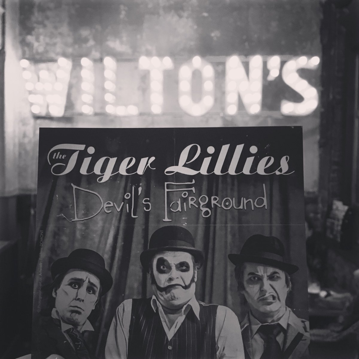 Wonderful show from <a href="/TheTigerLillies/">The Tiger Lillies</a> at Wilton’s Music Hall this evening. Bravo 👏🏻