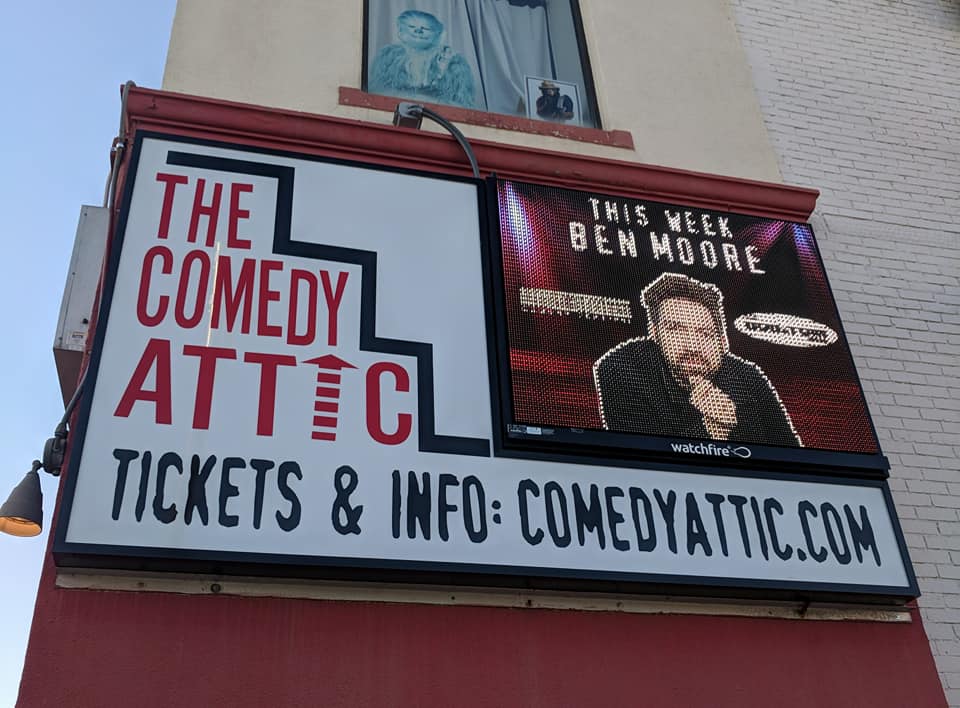 Back at my favorite club on the planet all weekend! Use promo code BEN at checkout for free tickets. comedyattic.com/events/23449