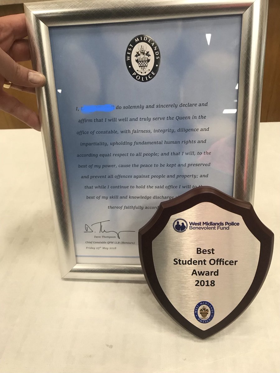 nickyb5000's tweet photo. Massive proud husband moment at Lorna’s pass out this evening where she won best student officer #proud #wife #number1 https://t.co/rYenreWzTu