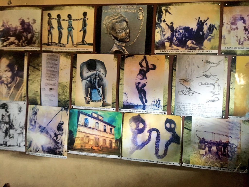 MojiDelanoBlog's tweet photo. Visited the Slave Museum in Badagry today during day1 of #GiDiWithGoogle2. The tour guide told us sad stories of slave trade that made the hair at the back of my neck stand. Sadly, I see a strong correlation btwn the slave masters of then and leaders we have in Nigeria today. https://t.co/FjZKkPpH3M