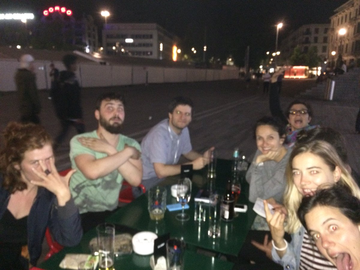 Nach 2 Stücken das verdiente Bier! #schweizertheatertertreffen #FjT18 #CHTheatreAwards18