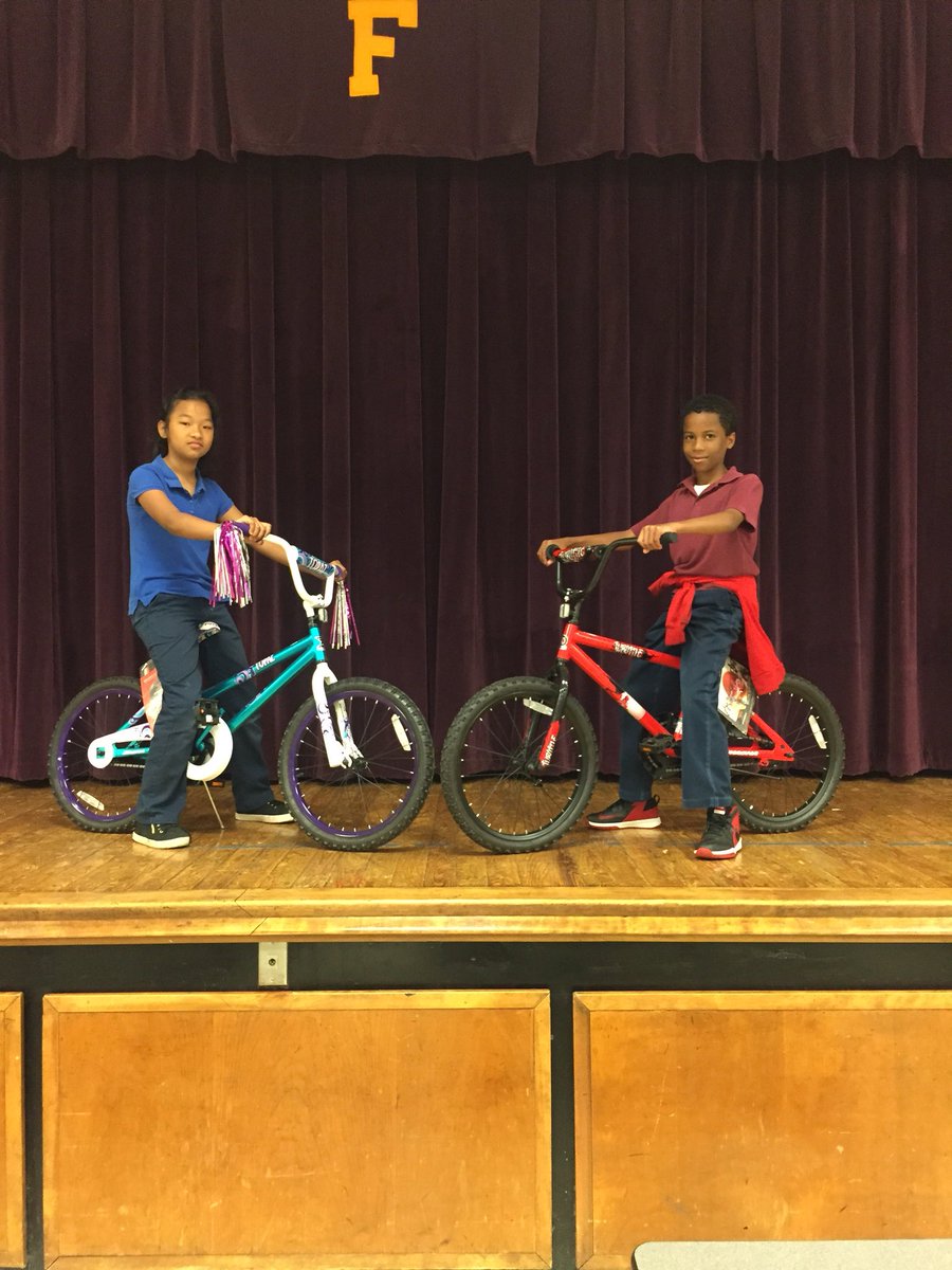 Fairdale_Elem's tweet photo. Congrats to our Perfect Attendance bike winners! Special thanks to the Fairdale Masonic Lodge for the bike donations! 💜 our community #FairdaleWorld @AsstSuptAAA2 https://t.co/mUrVDIl1B0