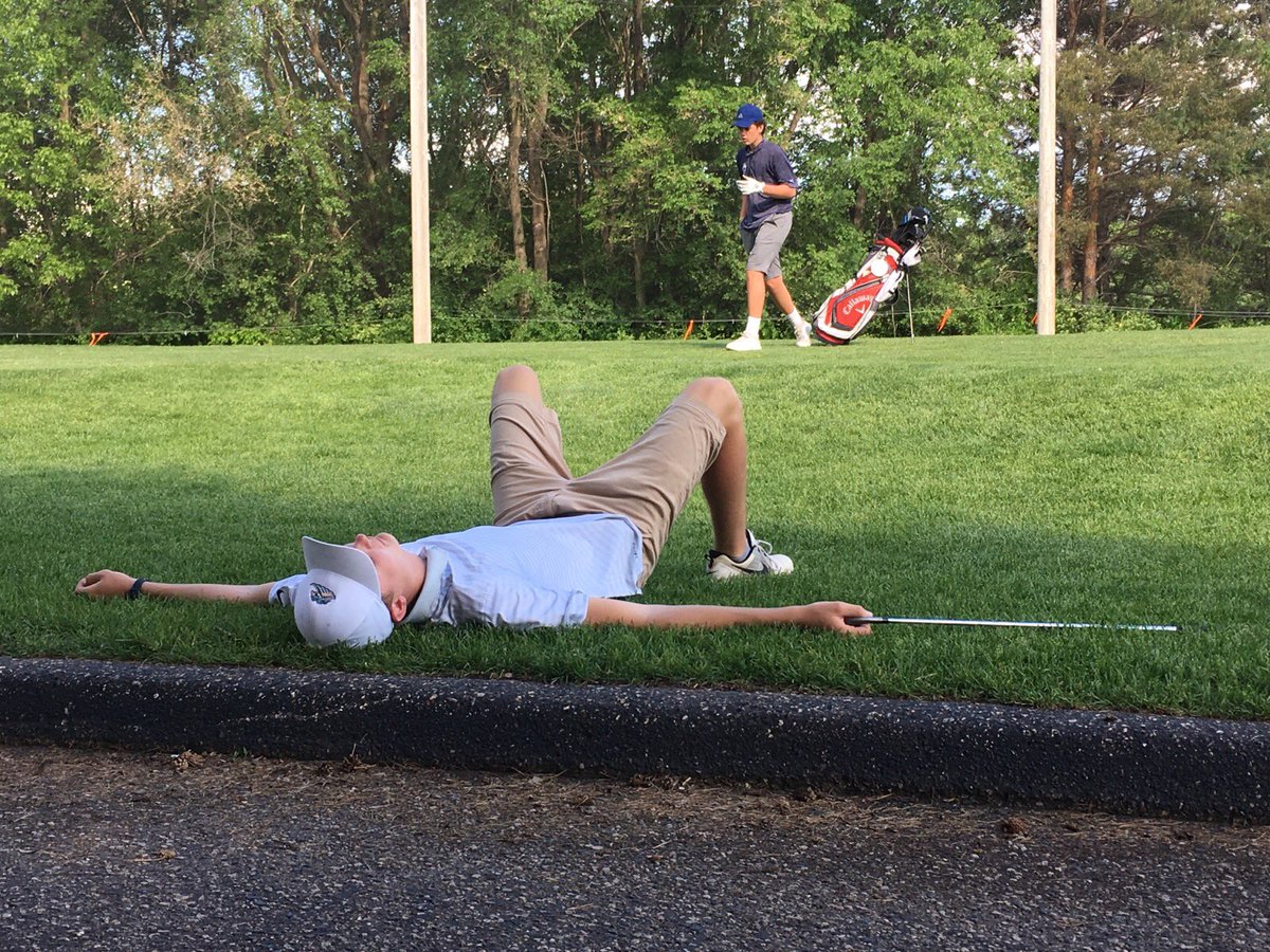 NLAAthletics's tweet photo. Seniors returned late last night from their Senior Trip but are finishing strong today in the heat at Section 4AA Boys Golf! #golfnaps #WeAreNLA https://t.co/PdHjfzNgbn
