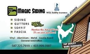 Cochrane Dollars are accepted by Magic Siding! #ShopLocal #ProudlyCochrane <a href="/CochraneEcDev/">CochraneEcDev</a>