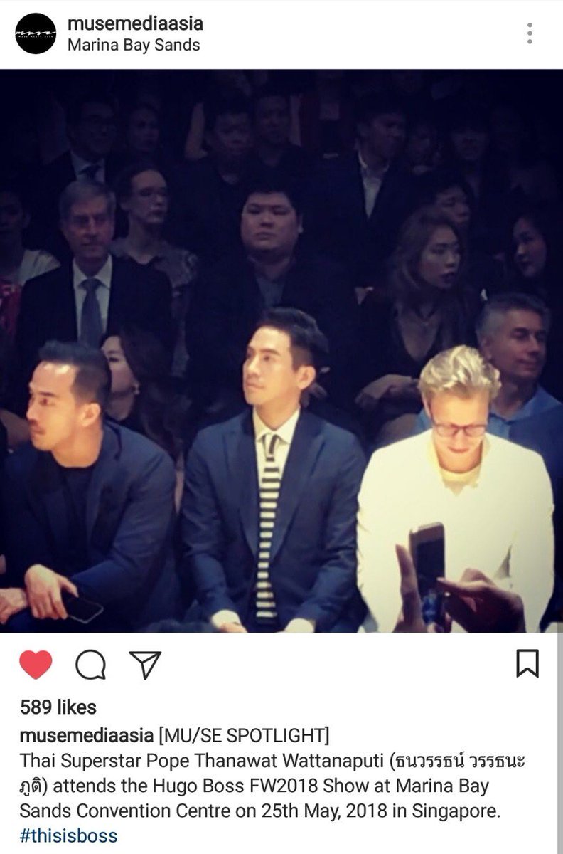 miscmeee's tweet image. Bravo Muse Media Asia!
No doubt he&apos;s a superstar and this event brought him into the limelight.
The one and only from Thailand; Pope Thanawat Wattanaputi

มิวส์มีเดีย สื่อแนวลักซ์ชัวรี่ของสิงคโปร์ลงไอจีโฟกัสที่พี่โป๊ปเลย แบบนี่แหละ ไทยซูเปอร์สตาร์นะ
#ThisIsBOSSxTHanavat #popezaap