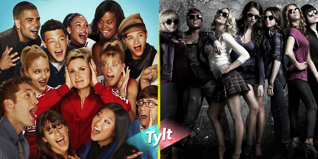 TheTylt's tweet photo. Which is the ultimate musical series: @GleeOnFox or @PitchPerfect?
Tweet #TeamGlee or #TeamPitchPerfect to vote!
Double your vote➡️https://t.co/VAlBGB4VTC https://t.co/MWKqjOu2YG
