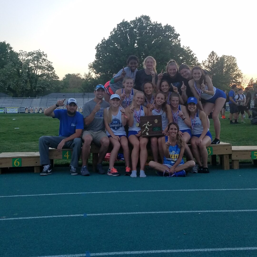 🚨Regional Champs 🚨 Girls Track &amp; Field bringing some hardware home #GoBigBlue #BrunswickPRIDE
