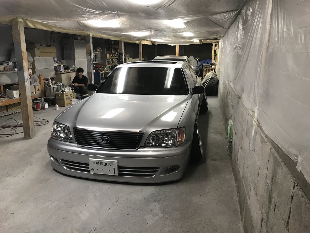 O Xrhsths たくみ Sto Twitter 公開します 父さんの先輩の車が完成しました トップスタイル行きます セルシオ シルバー カッコいいと思ったらrt