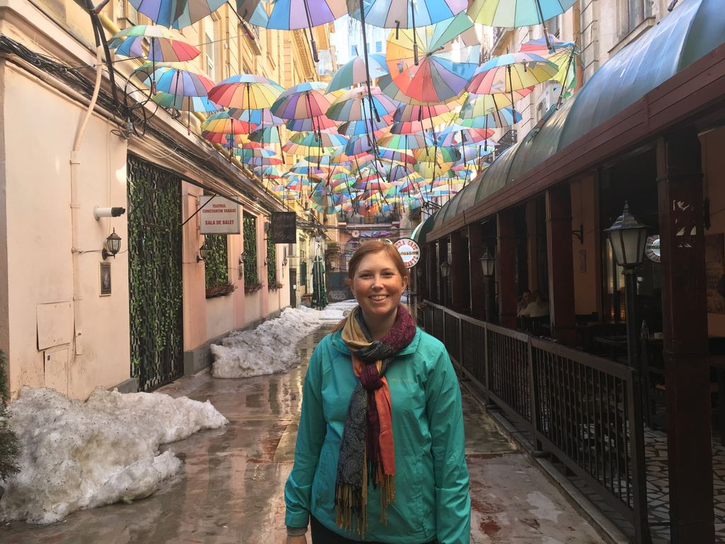 RoamingHotdish's tweet photo. Random umbrella alleyway in Bucharest? You betchya! https://t.co/dYezO0Aomg  #tourism #travelblogger #vacation #traveling #explore #adventure #wanderlust #travel #bucuresti #traveltheworld #europe https://t.co/idIgyn57aR